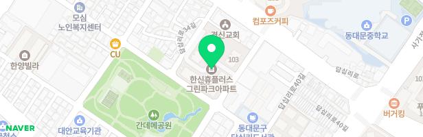 한신휴플러스그린파크 어린이놀이시설 지도 이미지