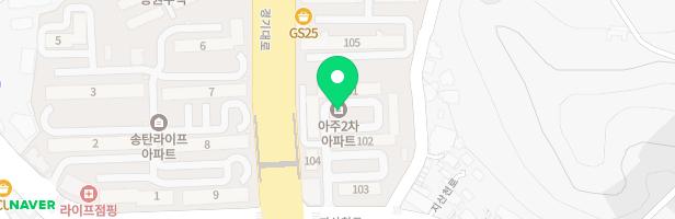 평택 아주2차아파트 놀이터 지도 이미지