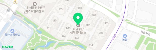 하남풍산삼부 르네상스아파트 놀이터2 지도 이미지