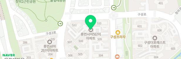 물푸레마을 휴먼시아5단지 506동 어린이놀이터2 지도 이미지
