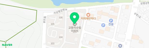 교동리슈빌아파트 놀이터(복지관 앞) 지도 이미지