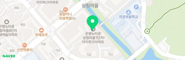 은평뉴타운 상림마을 10단지 아파트 어린이놀이터9 지도 이미지