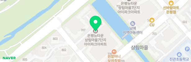 은평뉴타운 상림마을3단지 어린이놀이터10 (707동 앞) 지도 이미지