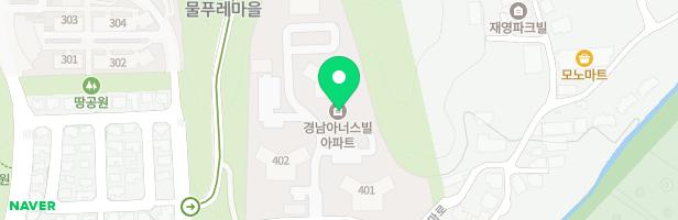 구성 물푸레마을 경남아너스빌 404동 앞 어린이놀이터1 지도 이미지