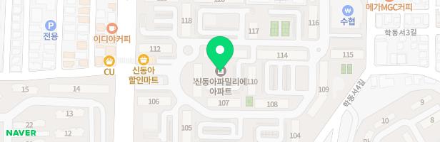 신동아파밀리에 어린이놀이터3 지도 이미지