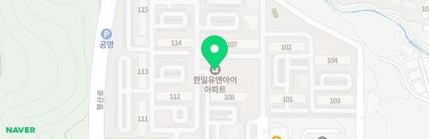 한일유앤아이아파트 어린이놀이터 3(106동 뒤) 지도 이미지