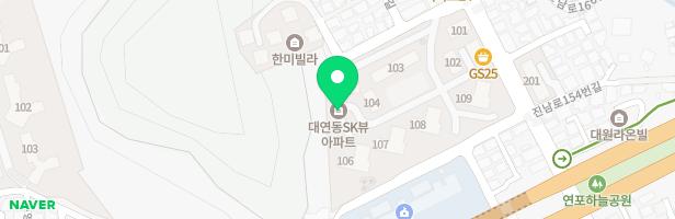 대연동 SK VIEW 아파트 놀이터 지도 이미지