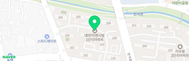 반석마을1단지아파트 102동 앞 지도 이미지