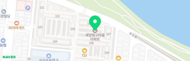 세양청구마을 아파트 104동놀이터 지도 이미지