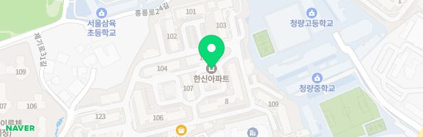 청량리한신아파트 어린이놀이시설2(104동) 지도 이미지