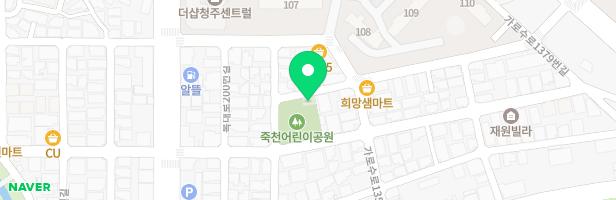 죽천 어린이공원 지도 이미지