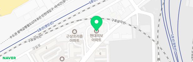 현대의보아파트 101동 앞 놀이터 지도 이미지