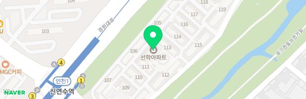 선학임대아파트 108동 놀이터 지도 이미지