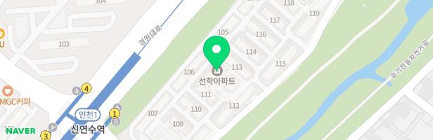 선학임대아파트 105동 놀이터 지도 이미지