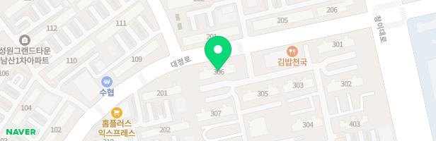 개나리3차아파트 306동 놀이터 지도 이미지