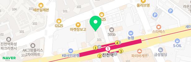 진천 트윈팰리스 지도 이미지
