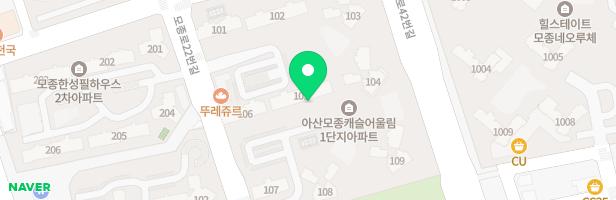 온양동신초등학교 놀이시설 지도 이미지