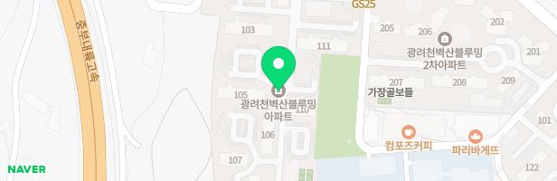 광려천벽산블루밍아파트(109동) 지도 이미지