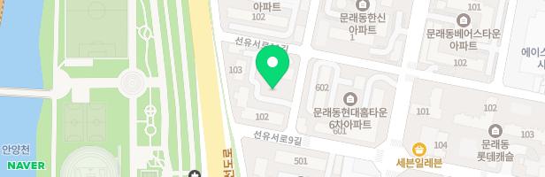 문래 대원101동 앞 지도 이미지