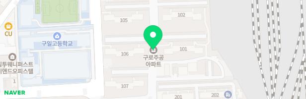 구로주공아파트 107동 놀이터 지도 이미지