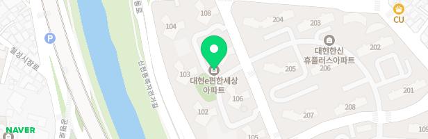 대현 e-편한세상아파트 어린이놀이터3 지도 이미지