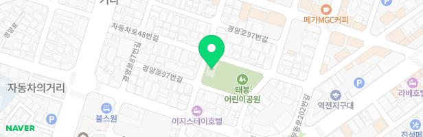 태봉어린이공원 놀이터 지도 이미지