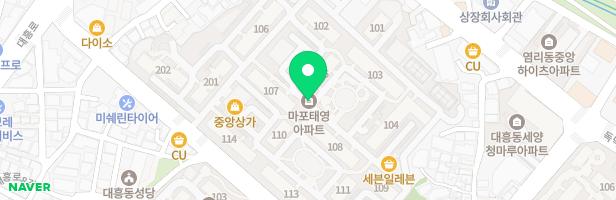 태영아파트 (106동 뒤) 지도 이미지
