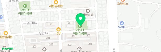 교현 4호 공원 어린이놀이시설 지도 이미지
