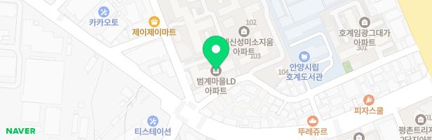 범계마을 LD아파트 단지내 놀이터 지도 이미지