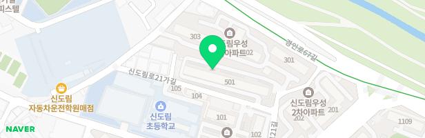 신도림 우성5차 아파트 놀이터 지도 이미지