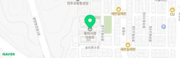 중마시영아파트 내 놀이터 지도 이미지