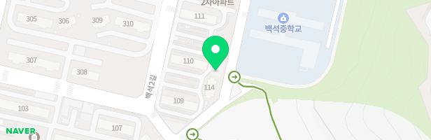백석호반리젠시빌 2차 115동 옆 놀이터(114동) 지도 이미지