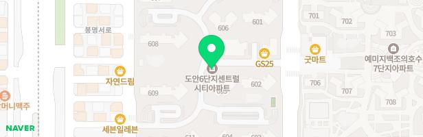 도안휴먼시아6단지 센트럴시티 어린이놀이터1 지도 이미지
