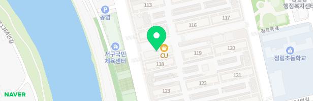 정림우성아파트 110동 앞 놀이터 지도 이미지