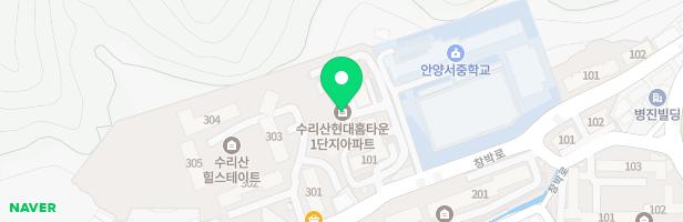 수리산현대홈타운1단지아파트 놀이터 지도 이미지