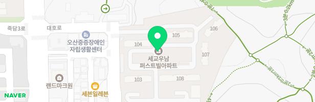 우남퍼스트빌아파트 108동 놀이터 지도 이미지