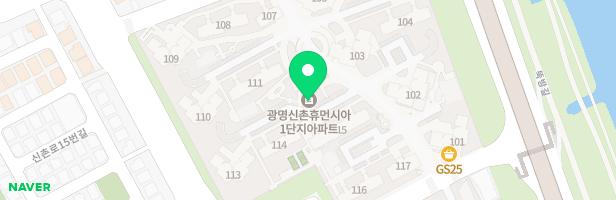 신촌휴먼시아1단지 놀이터(102동 측면) 지도 이미지