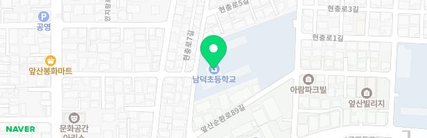 대구남덕초등학교 어린이 놀이시설 지도 이미지