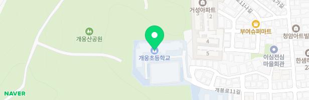 서울개웅초등학교 놀이터 지도 이미지
