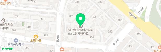 벽산 블루밍1차아파트 놀이터(105동 앞) 지도 이미지