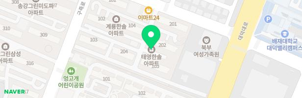 한솔아파트 101동놀이터 지도 이미지