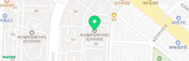 운암동_벽산블루밍3단지(307동뒤) 지도 이미지