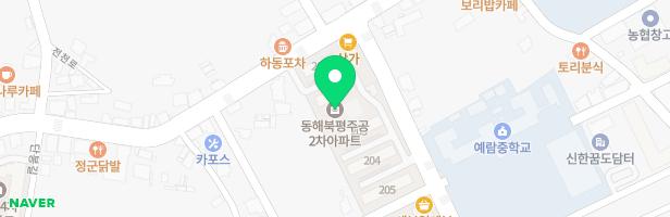 북평주공2차아파트 지도 이미지