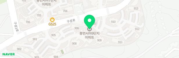물푸레마을 용인구성휴먼시아9단지 901동 옆 어린이놀이터1 지도 이미지