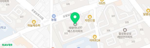 태왕아너스베스트 어린이놀이터2(101동) 지도 이미지