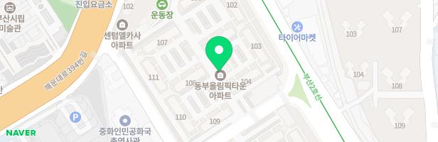 동부올림픽타운 117동 옆 놀이터 지도 이미지