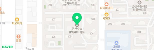 수송아이파크아파트 106동 앞 지도 이미지