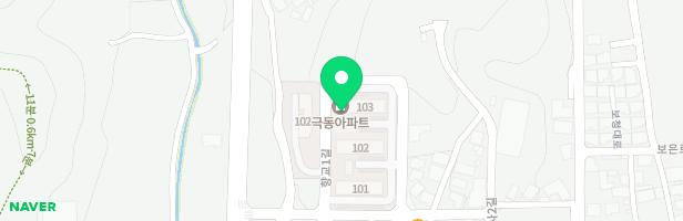 보은극동아파트 내 놀이시설 지도 이미지