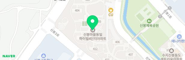 동일하이빌 4단지 주민운동시설 옥상부 놀이터 지도 이미지