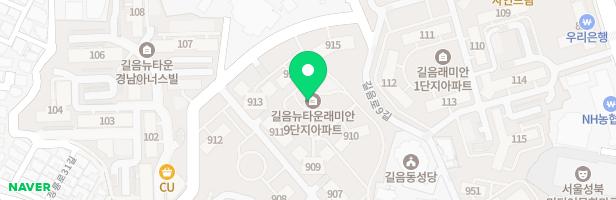 [길음동]삼성래미안(길음뉴타운9단지) 906동 지도 이미지